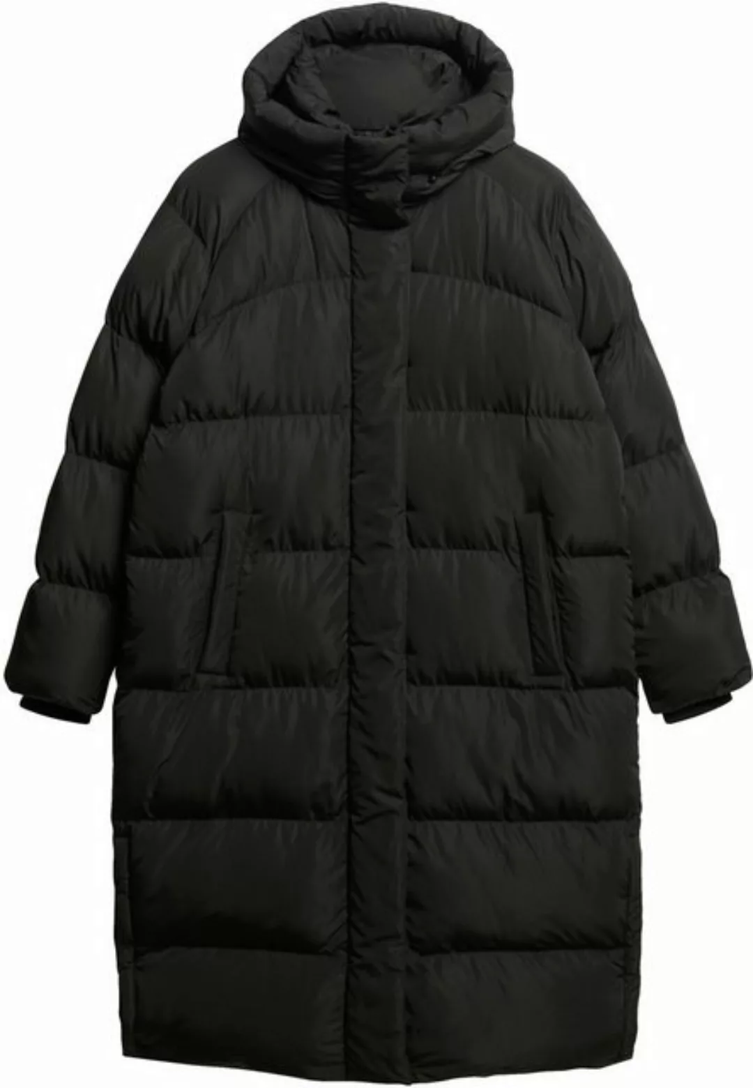 Superdry Steppjacke Longline Hooded Puffer Jacket günstig online kaufen