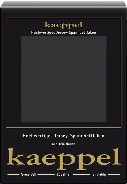 Kaeppel Spannbettlaken »Single Jersey Mako Elasthan«, aus 97% Baumwolle und günstig online kaufen