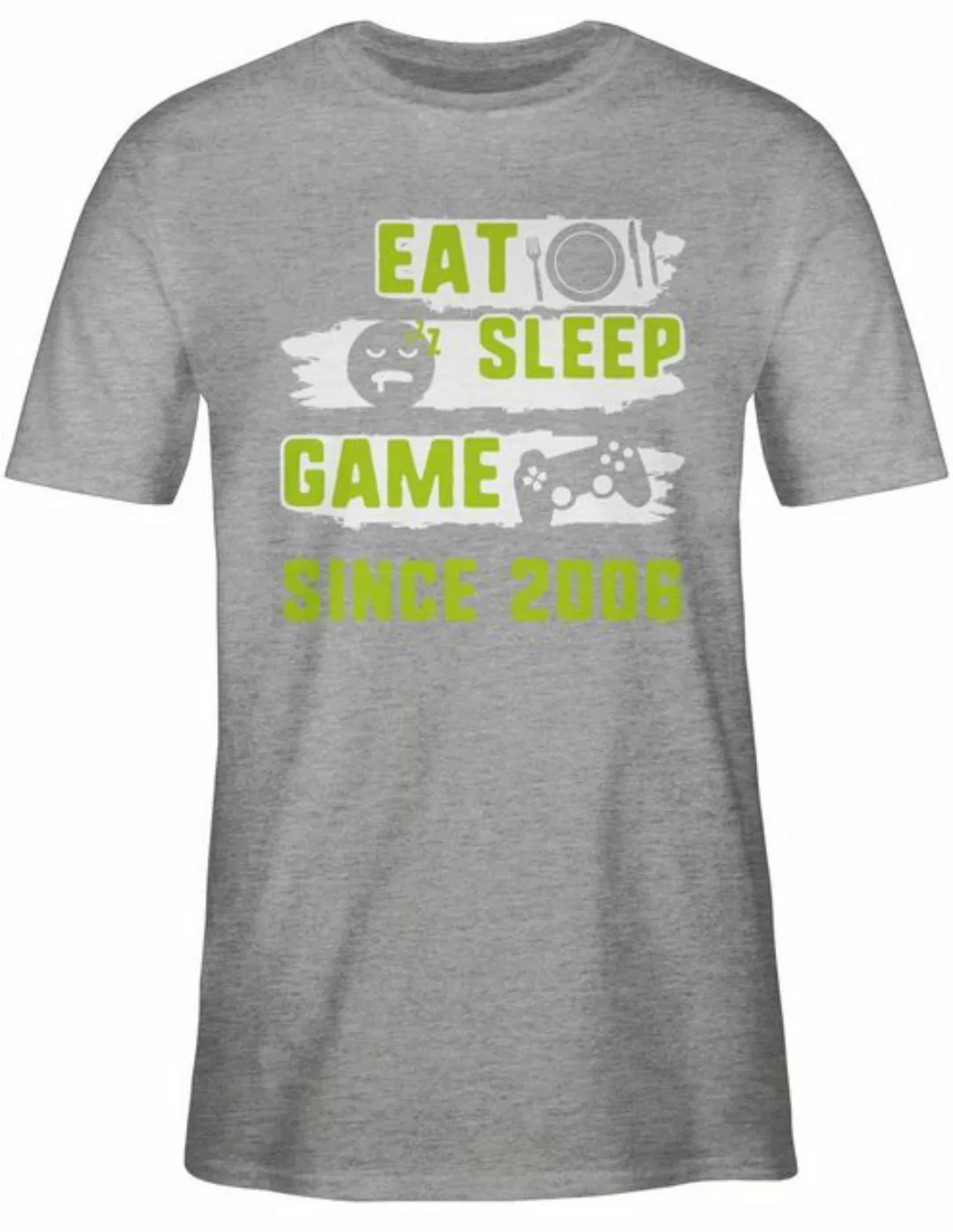 Shirtracer T-Shirt Eat Sleep Game Since 2006 Achtzehn 18. Geburtstag günstig online kaufen