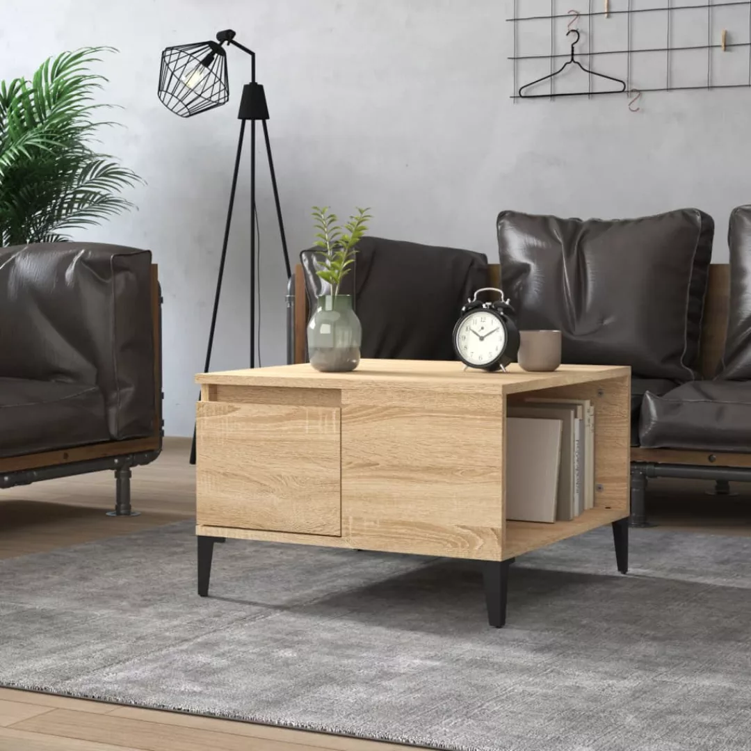 Vidaxl Couchtisch Sonoma-eiche 55x55x36,5 Cm Holzwerkstoff günstig online kaufen
