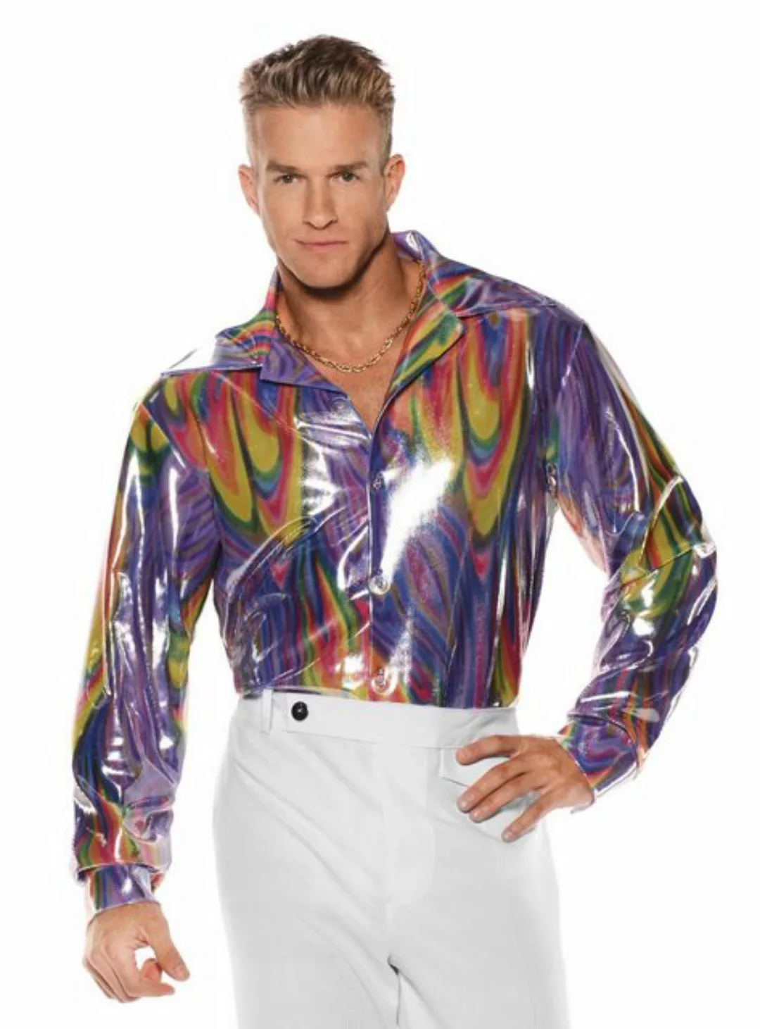 Underwraps T-Shirt Disco Hemd Stylishes Disco Shirt zum tollen Preis günstig online kaufen