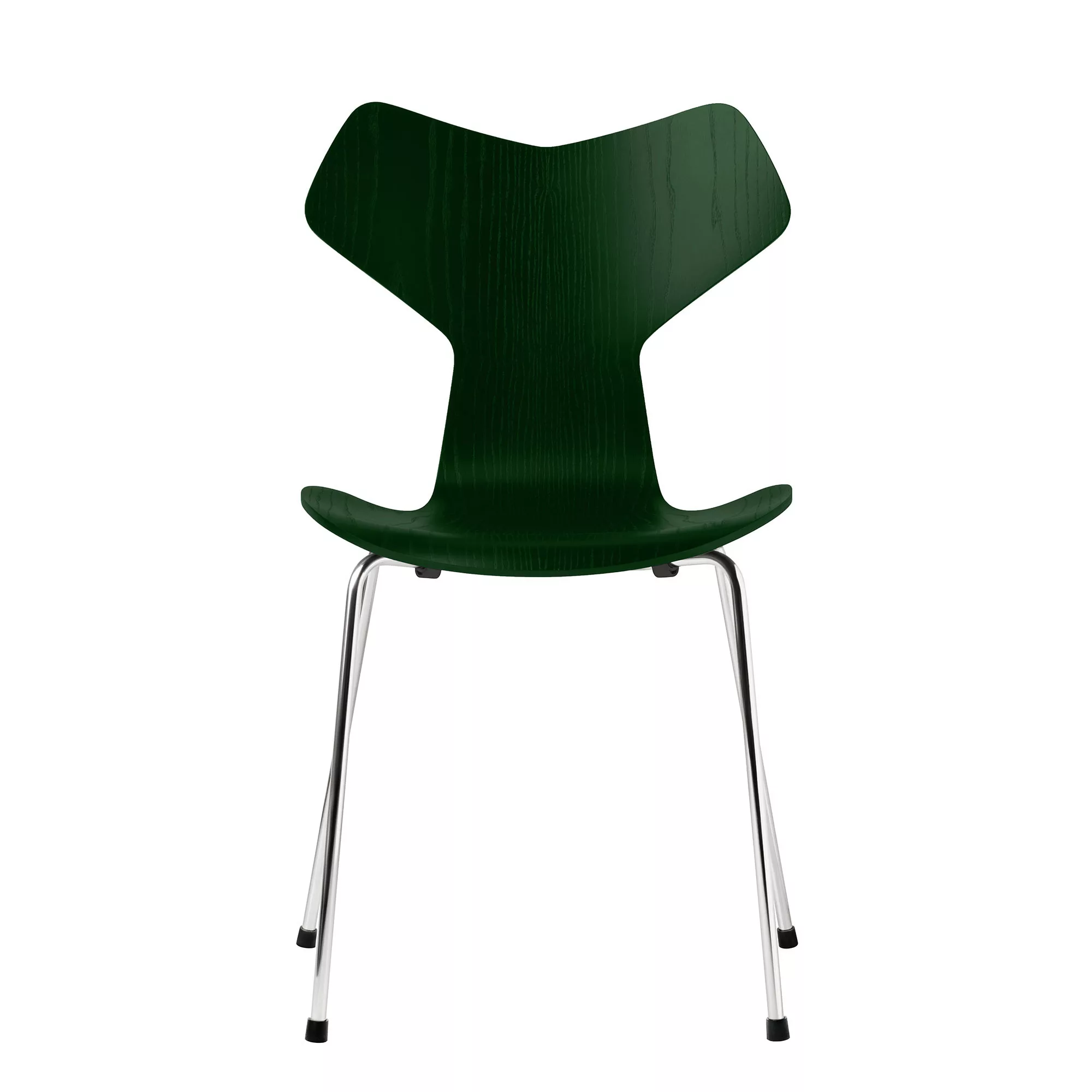 Fritz Hansen - Grand Prix™ Stuhl gefärbte Esche - immergrün/Sitzfläche gefä günstig online kaufen