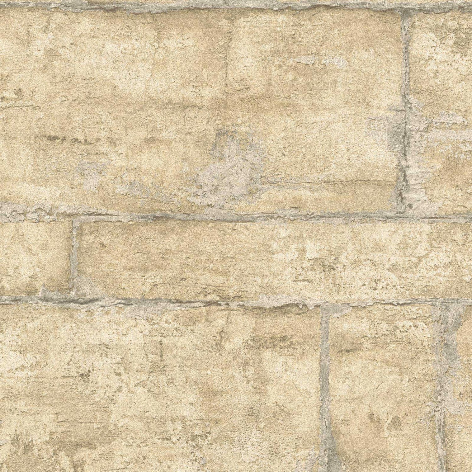 Bricoflor Vlies Steintapete in Beige Creme Moderne Tapete in Mauer Optik fü günstig online kaufen