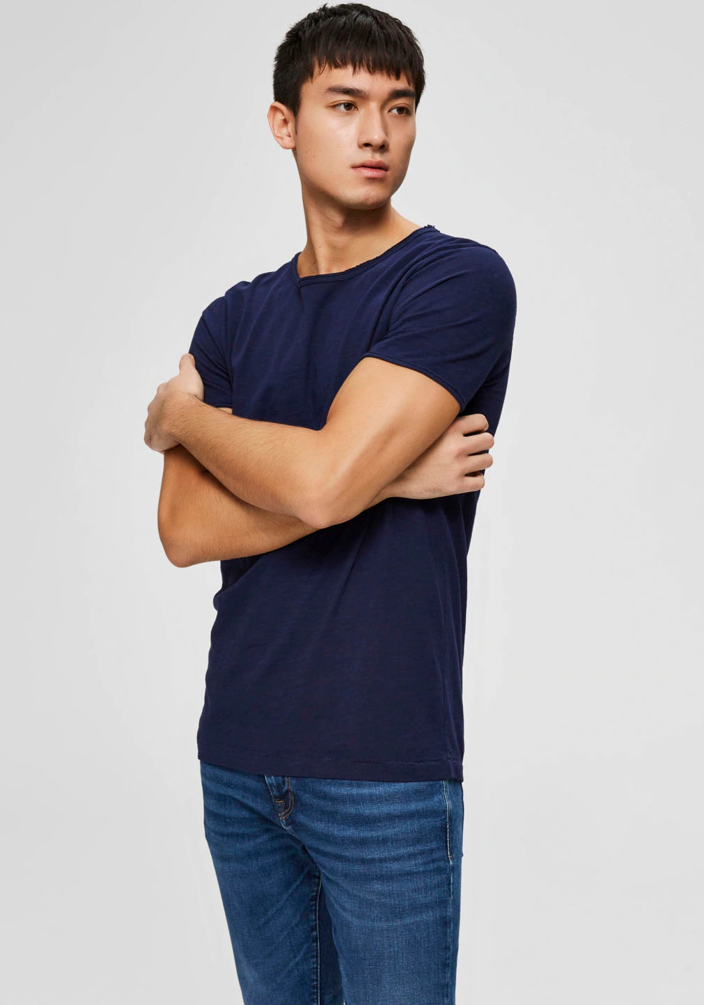 SELECTED HOMME T-Shirt MORGAN O-NECK TEE günstig online kaufen