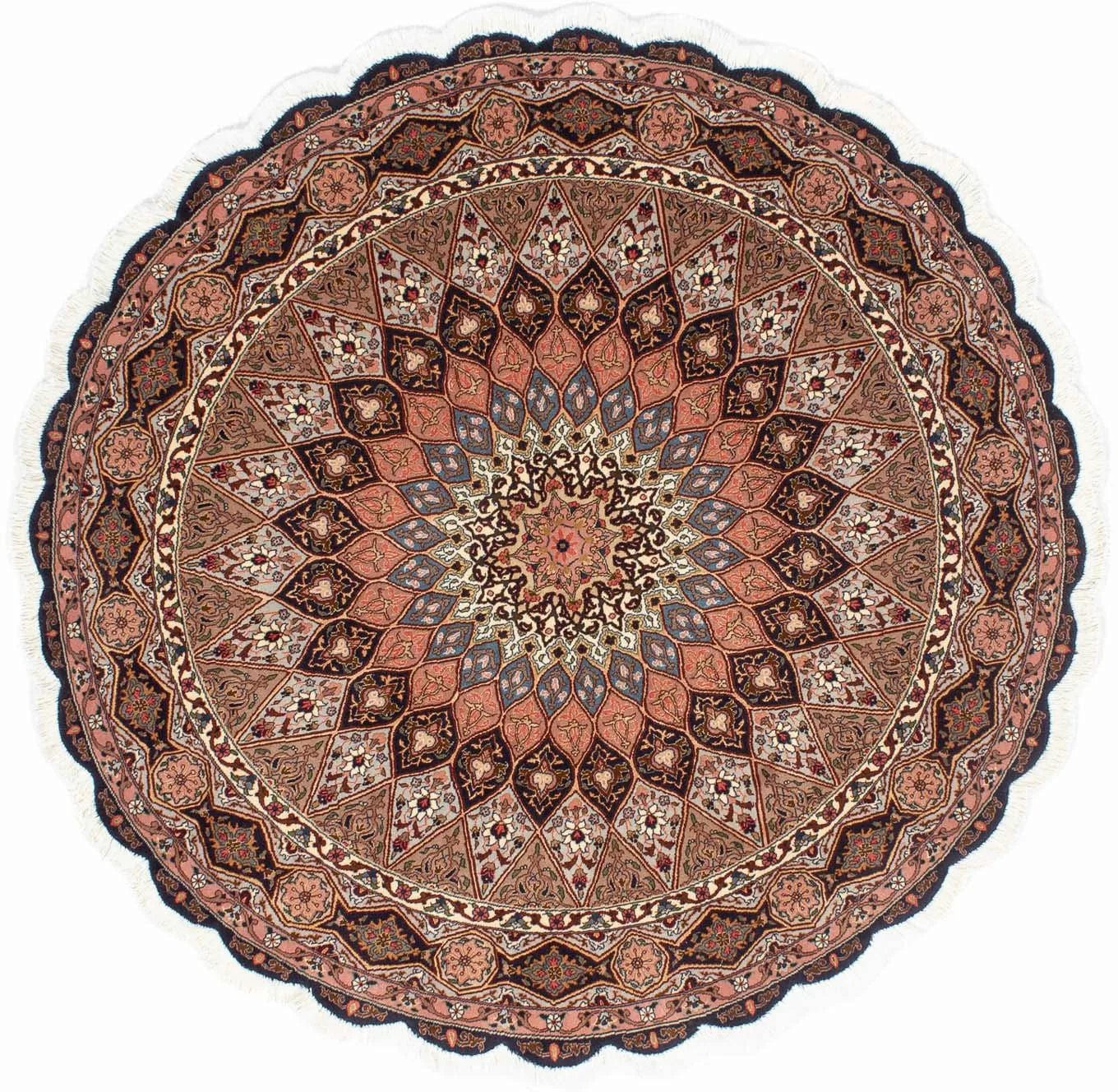 morgenland Orientteppich »Perser - Täbriz - Royal rund - 150 x 150 cm - bra günstig online kaufen