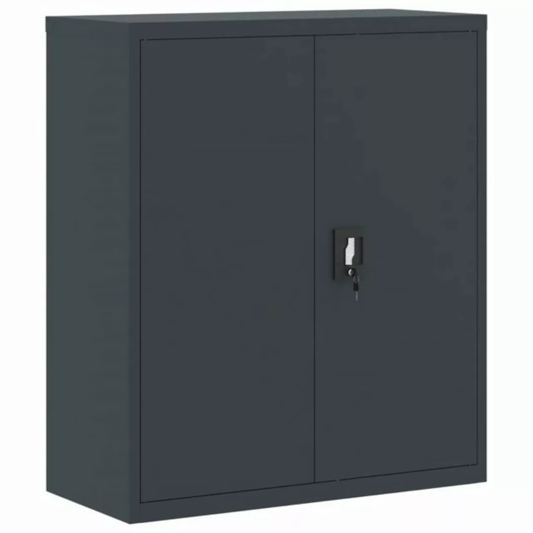 furnicato Aktenschrank Anthrazit 90x40x105 cm Stahl günstig online kaufen