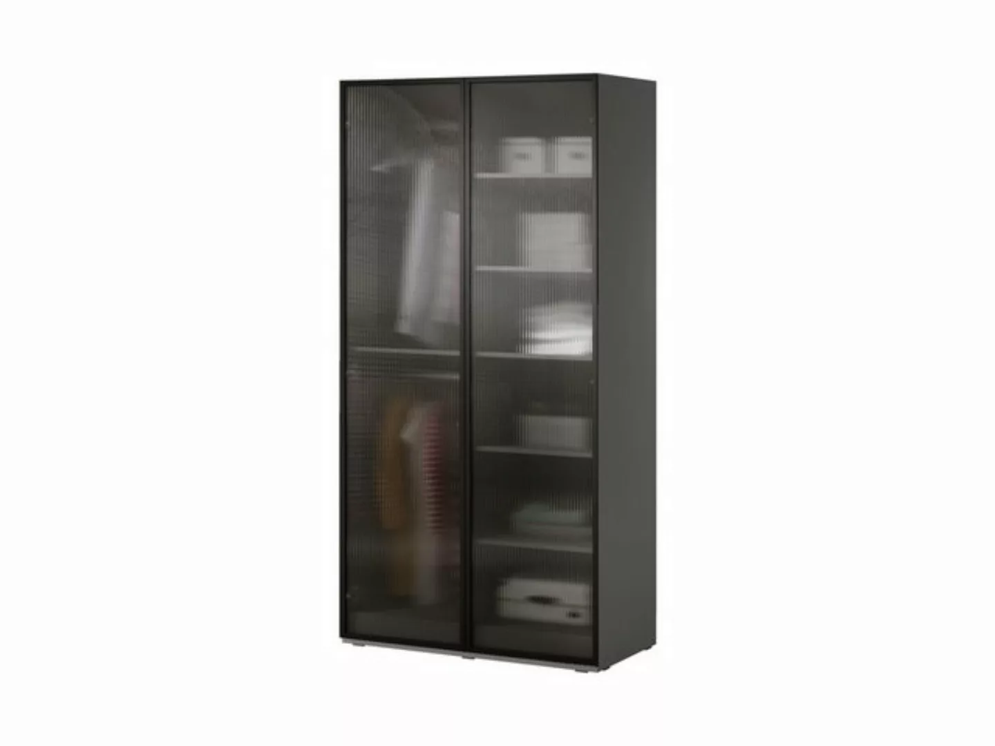 MOEBLO Drehtürenschrank MINEWRA FLUTES (Kleiderschrank 2/4 türig Schrank Ga günstig online kaufen