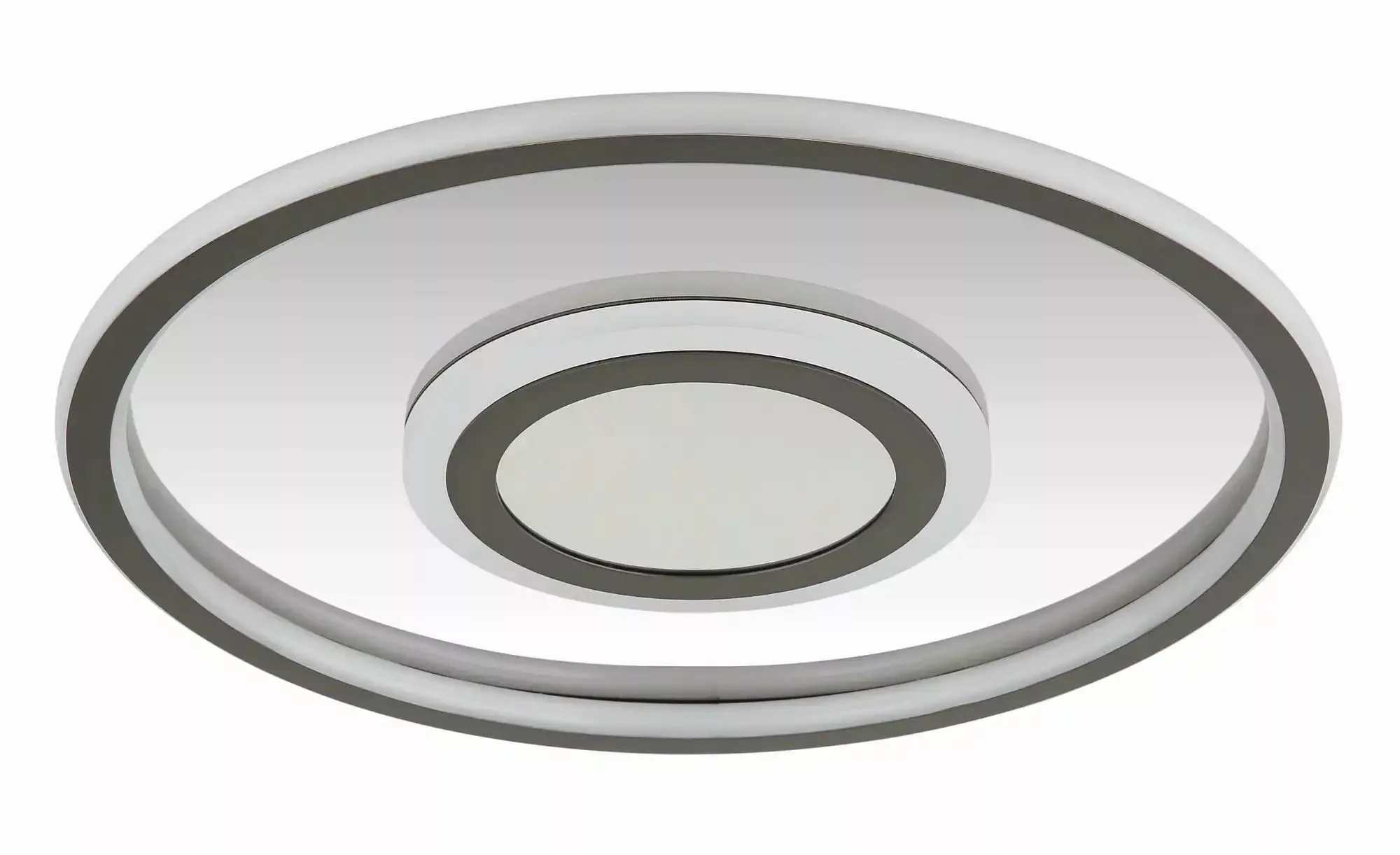 Globo Lighting Deckenleuchte   ¦ grau ¦ Maße (cm): B: 43,2 H: 5  Ø: 43.2 La günstig online kaufen