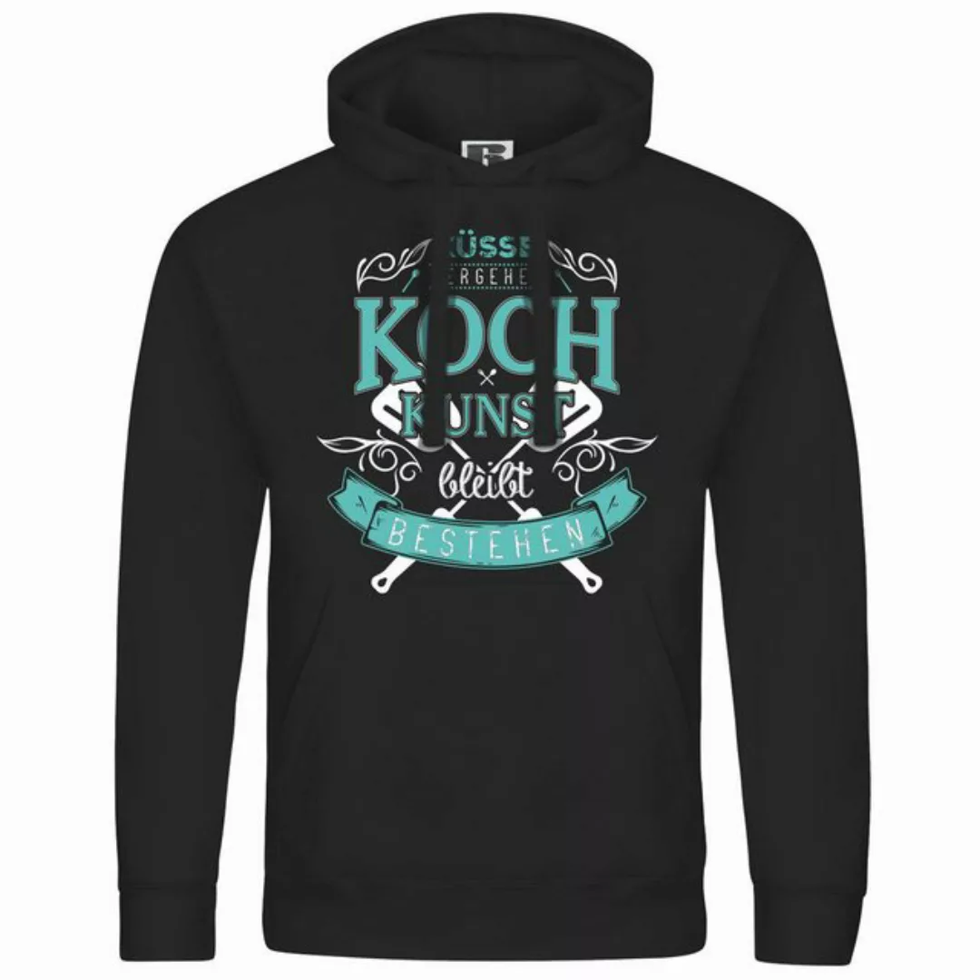 deinshirt Kapuzenpullover Herren Kapuzenpullover Küsse vergehen Kochkunst b günstig online kaufen