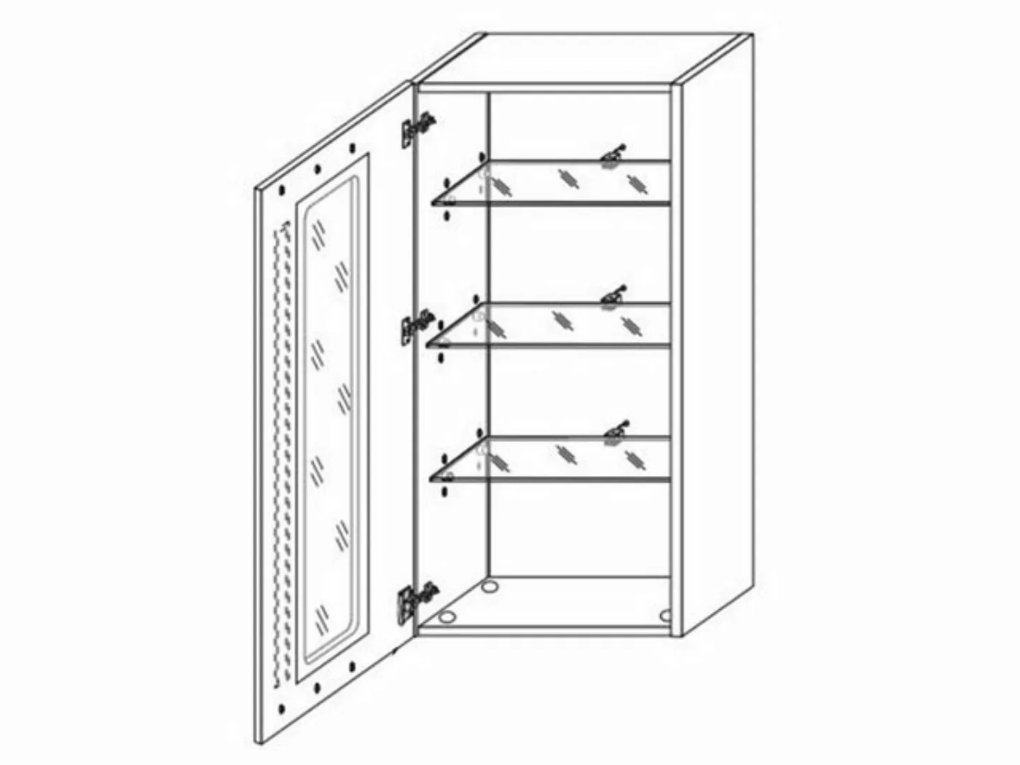 Innostyle Hängevitrine "Loft Two", mit Soft-Close-Funktion günstig online kaufen