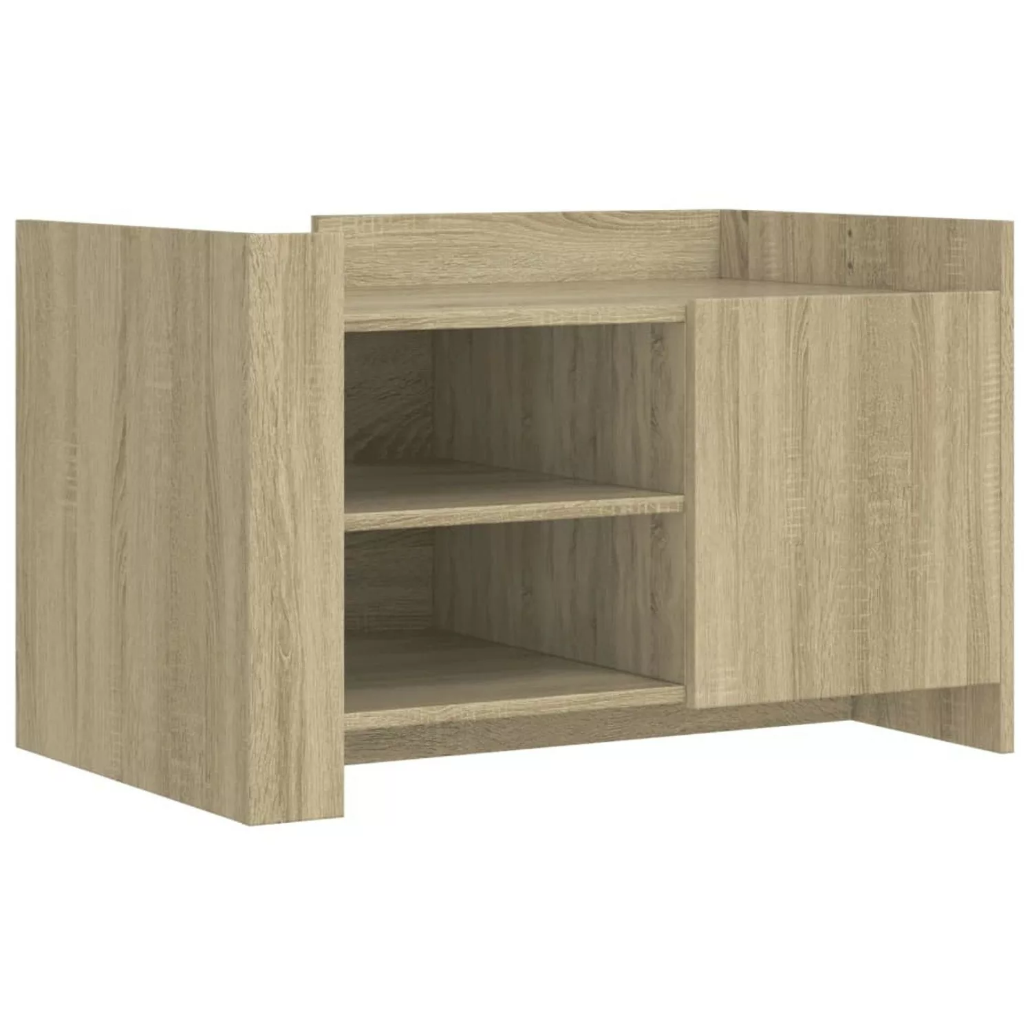 vidaXL Couchtisch Sonoma-Eiche 80x50x50 cm Holzwerkstoff günstig online kaufen