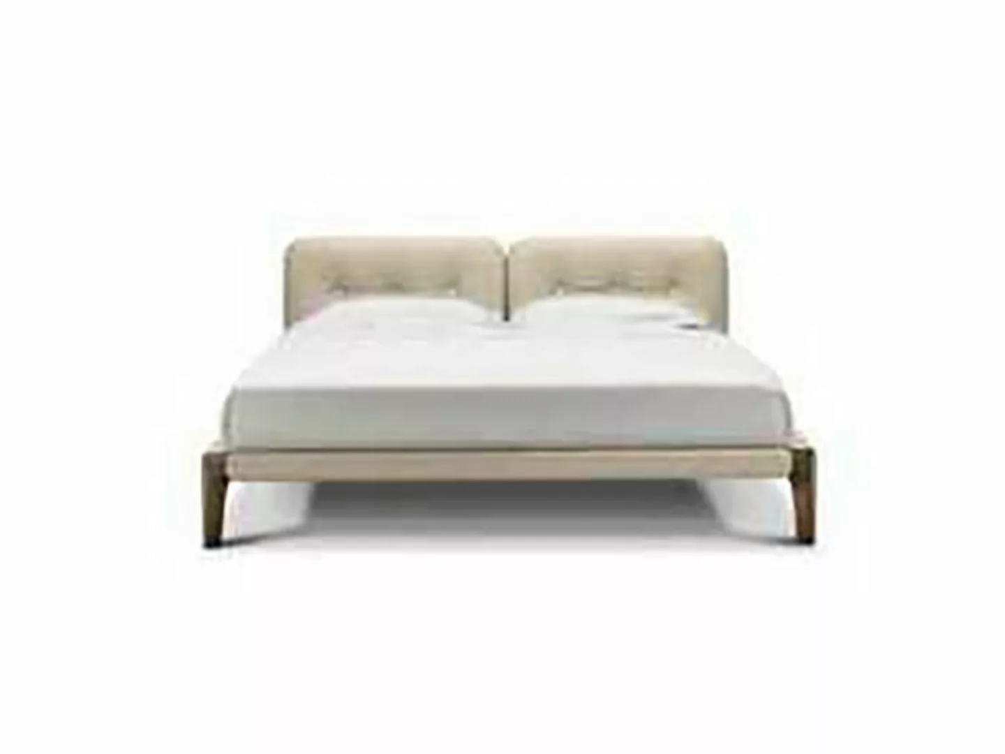 JVmoebel Bett Moderne Doppelbett Schlafzimmer Beige Bett Möbel Holz Design günstig online kaufen