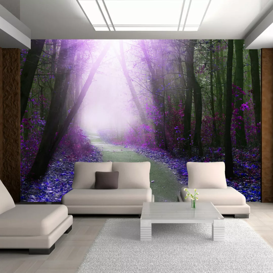 Selbstklebende Fototapete - Purple Path günstig online kaufen