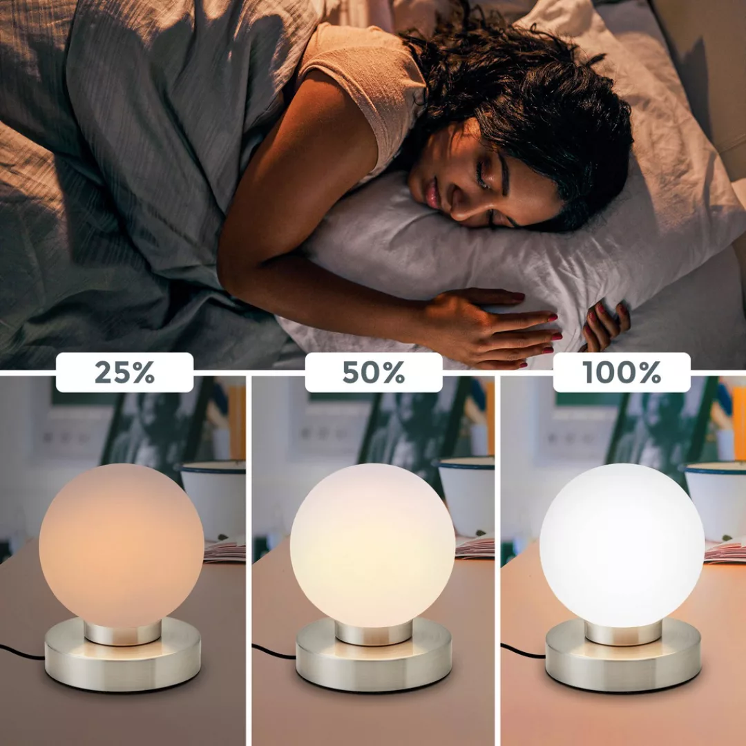 B.K.Licht LED Nachttischlampe »BK_DL1287« günstig online kaufen