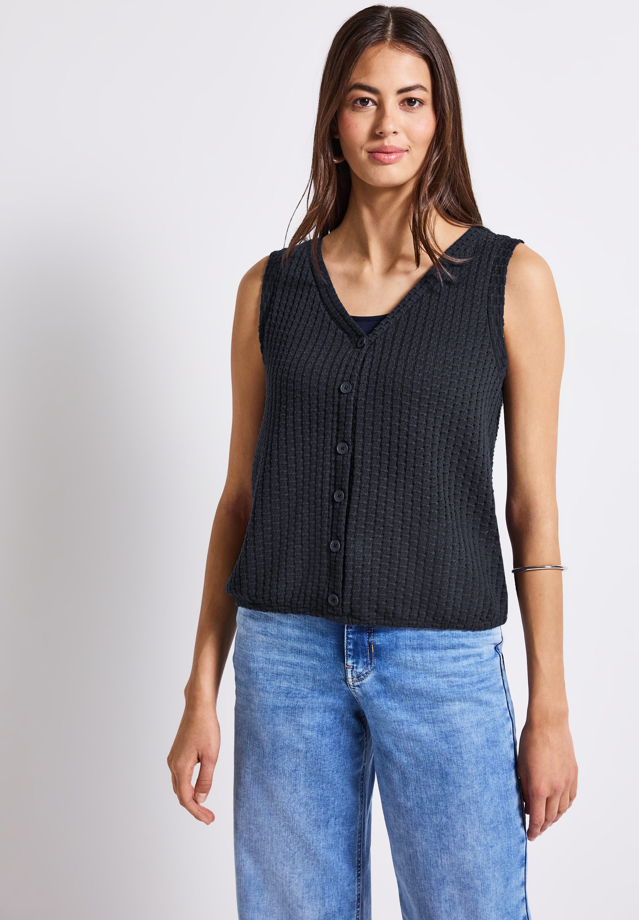 STREET ONE Trägertop aus Baumwolle mit günstig online kaufen