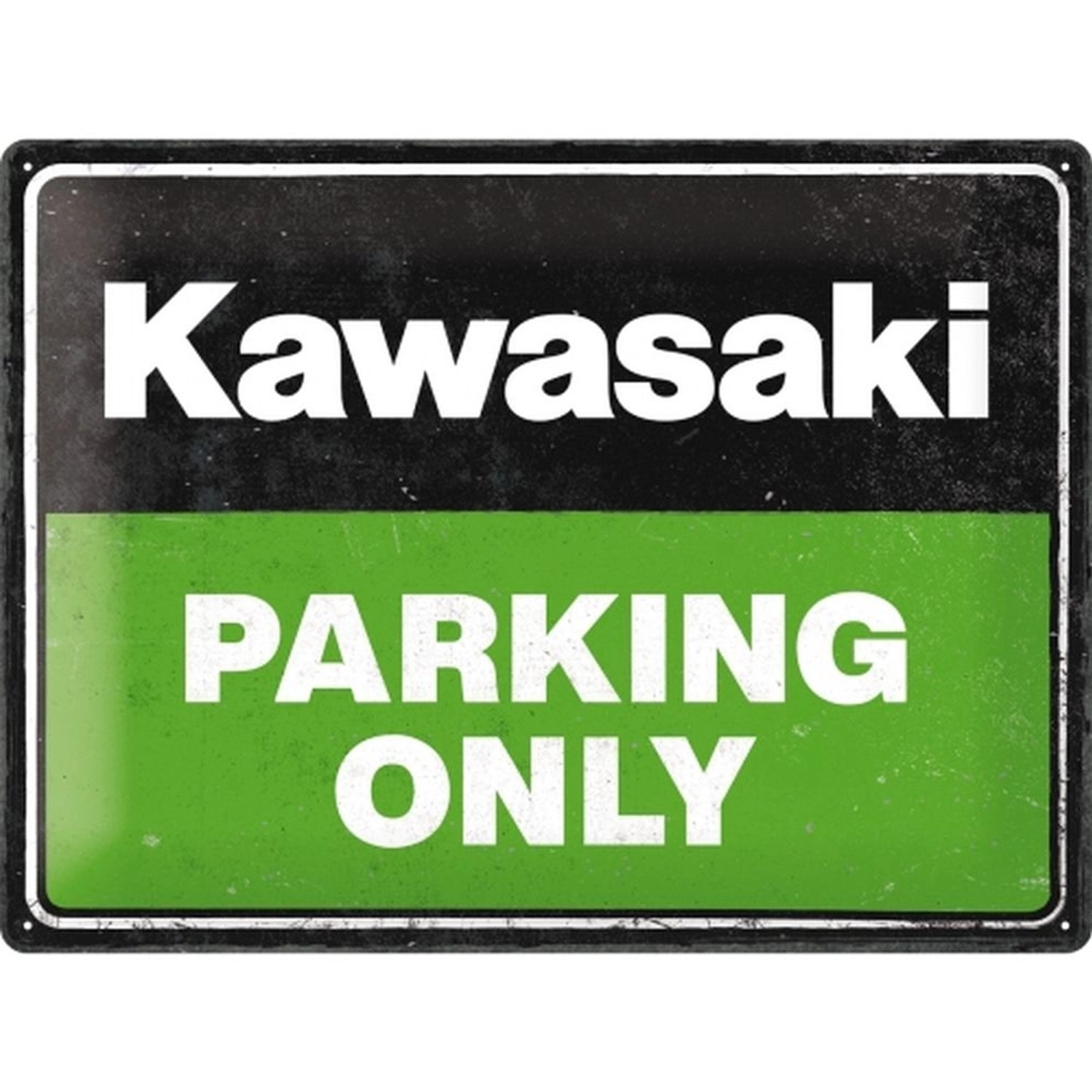 Nostalgic-Art Blechschild 30 x 40 cm - Kawasaki - Kawasaki Parking Only Gre günstig online kaufen