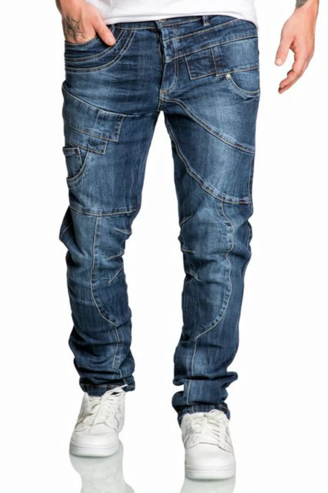 Amaci&Sons Stretch-Jeans KAUAI Regular Slim Jeans Herren Regular Slim Denim günstig online kaufen