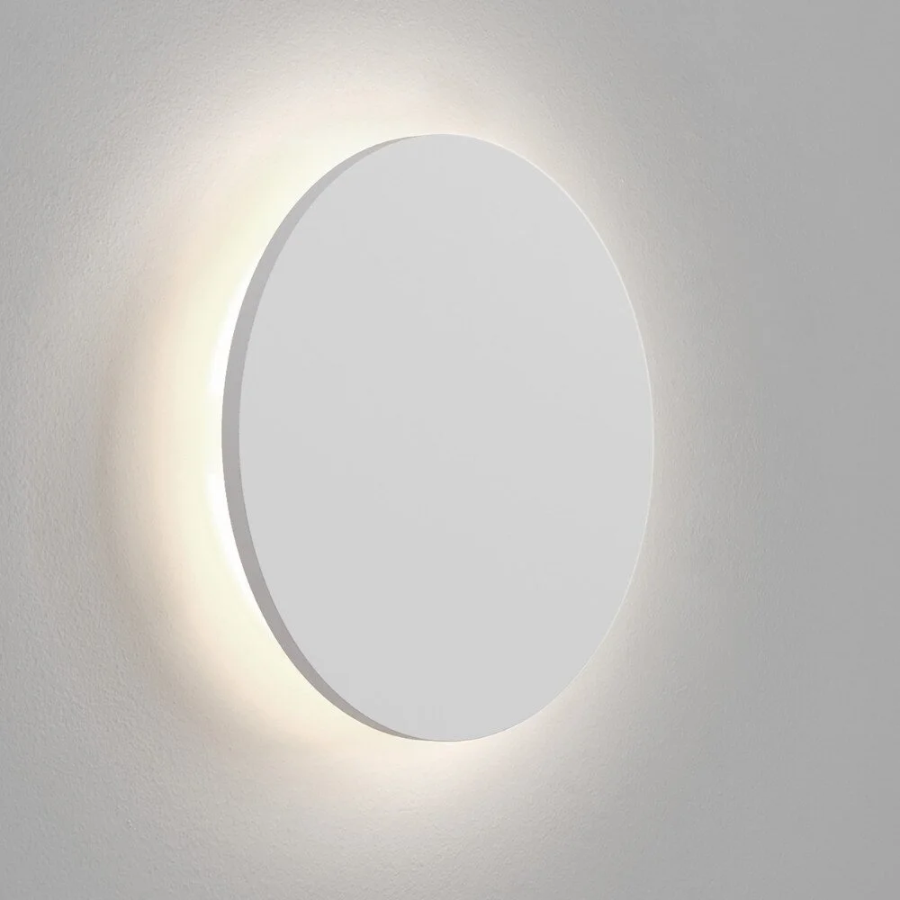 LED Wandleuchte Eclipse in Weiß 9,4W 386lm 2700K 250mm günstig online kaufen