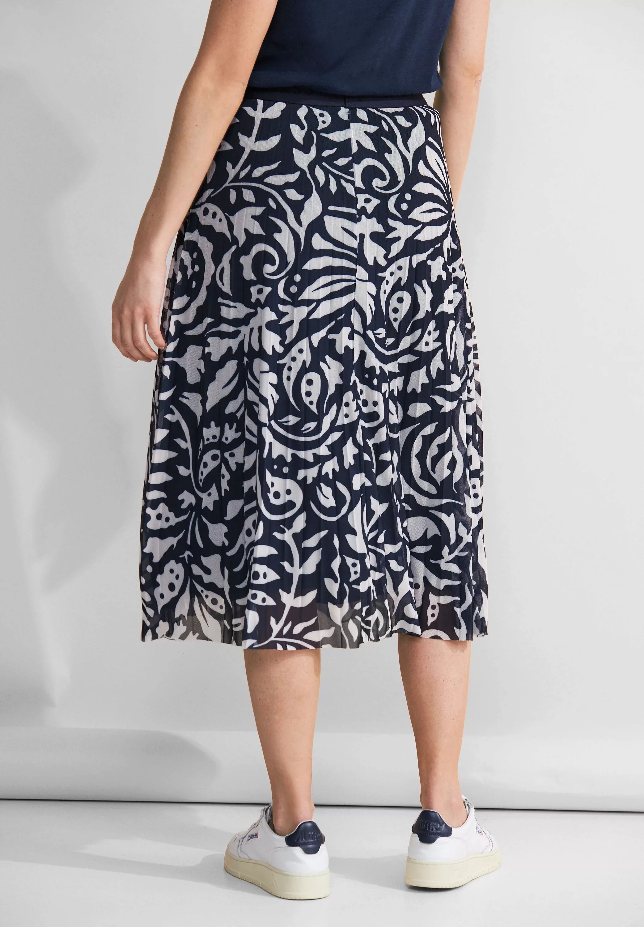 STREET ONE Plisseerock "Mesh Plissée Skirt", mit elastischem Bund günstig online kaufen