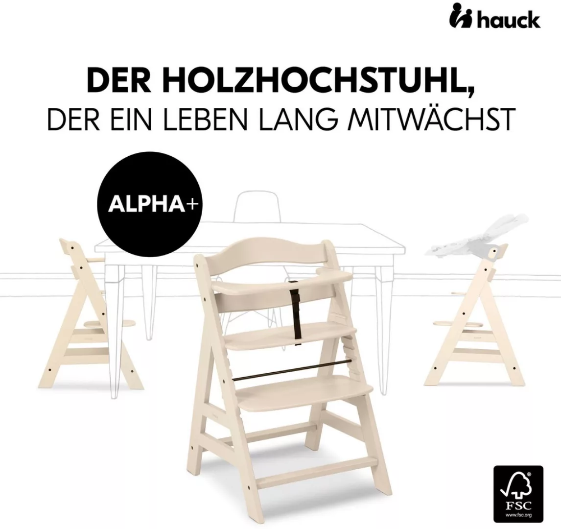 Hauck Hochstuhl »Alpha+, Vanilla«, FSC® - schützt Wald - weltweit günstig online kaufen