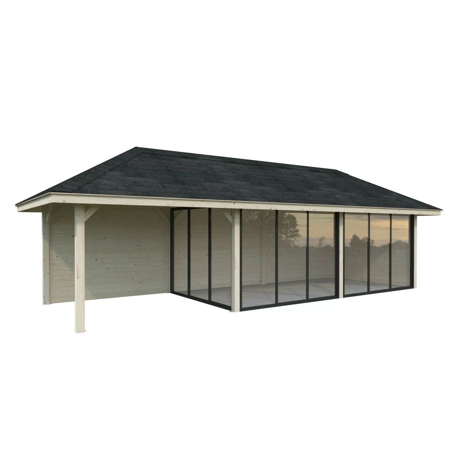 Palmako Pavillon Bianca Set217 Slide Transparent 876 cm x 300 cm FSC® günstig online kaufen