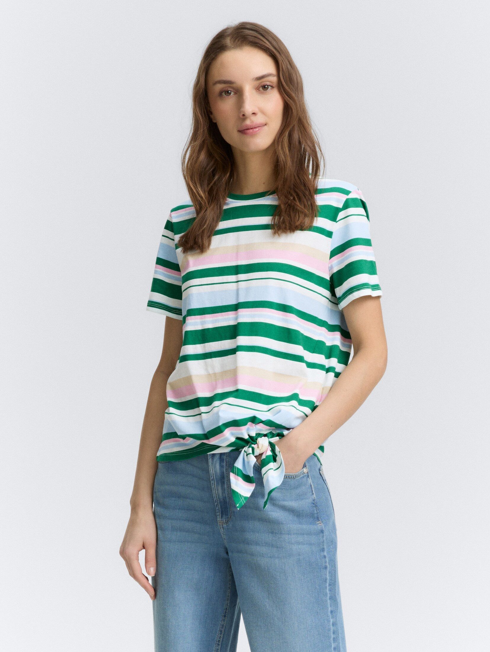 TOM TAILOR Denim T-Shirt mit Minimalprint günstig online kaufen