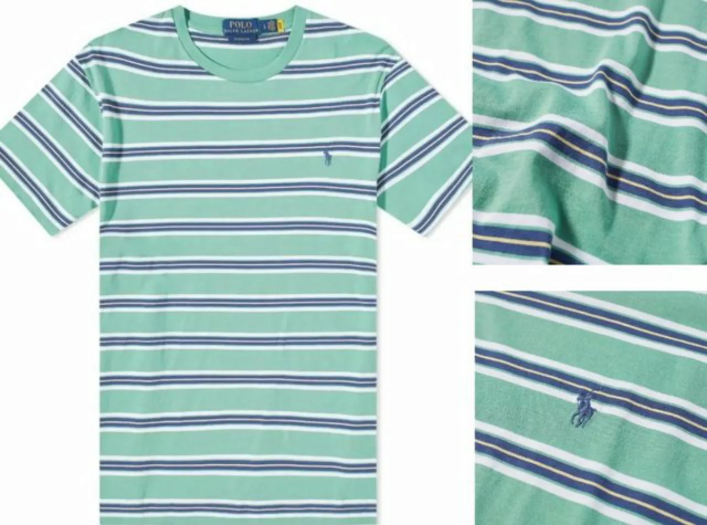 Ralph Lauren T-Shirt POLO RALPH LAUREN Multi Striped Tee Haven Forest Tee T günstig online kaufen