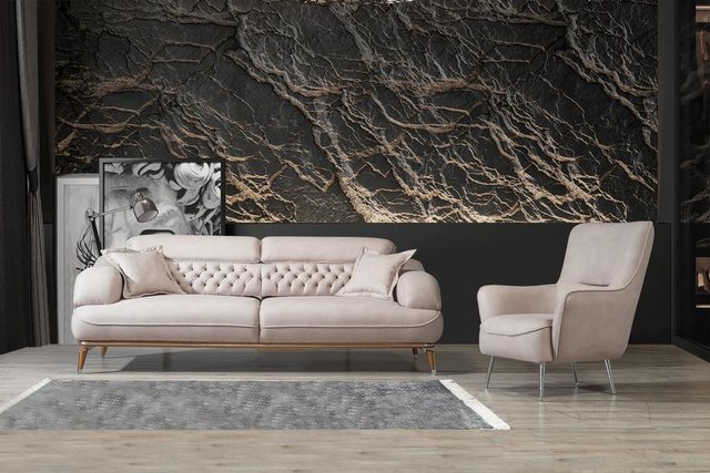 Xlmoebel Sofa Neues Design Wohnzimmer Sofa Set mit einem Dreisitzer Chester günstig online kaufen