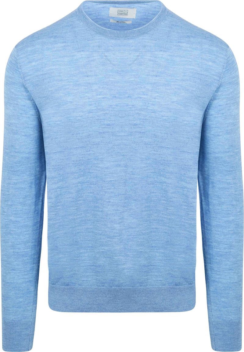 King Essentials The John Pullover Merino Hellblau - Größe XXL günstig online kaufen