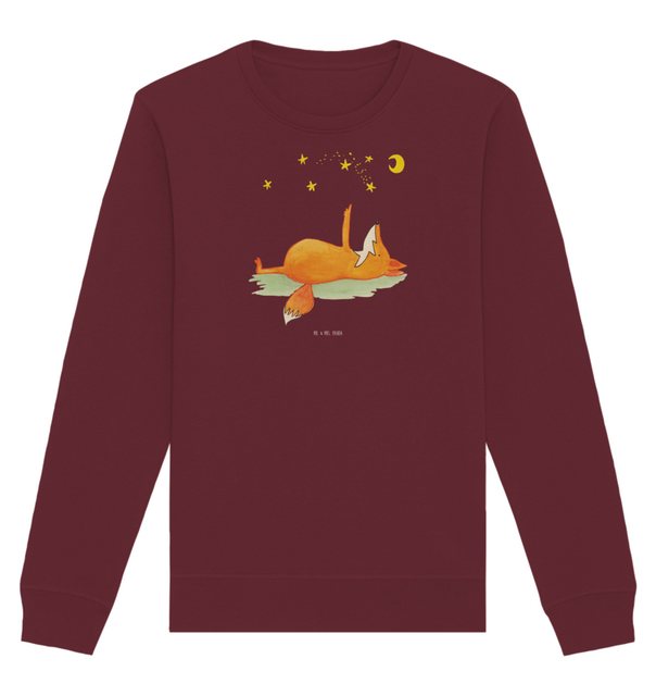 Mr. & Mrs. Panda Longpullover Größe S Fuchs Sterne - Burgundy - Geschenk, P günstig online kaufen