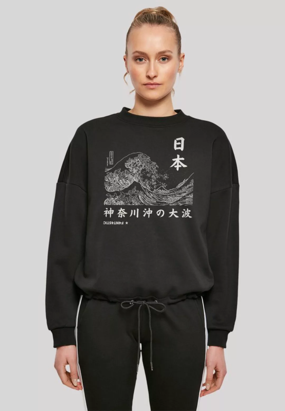 F4NT4STIC Sweatshirt "Kanagawa", Print günstig online kaufen