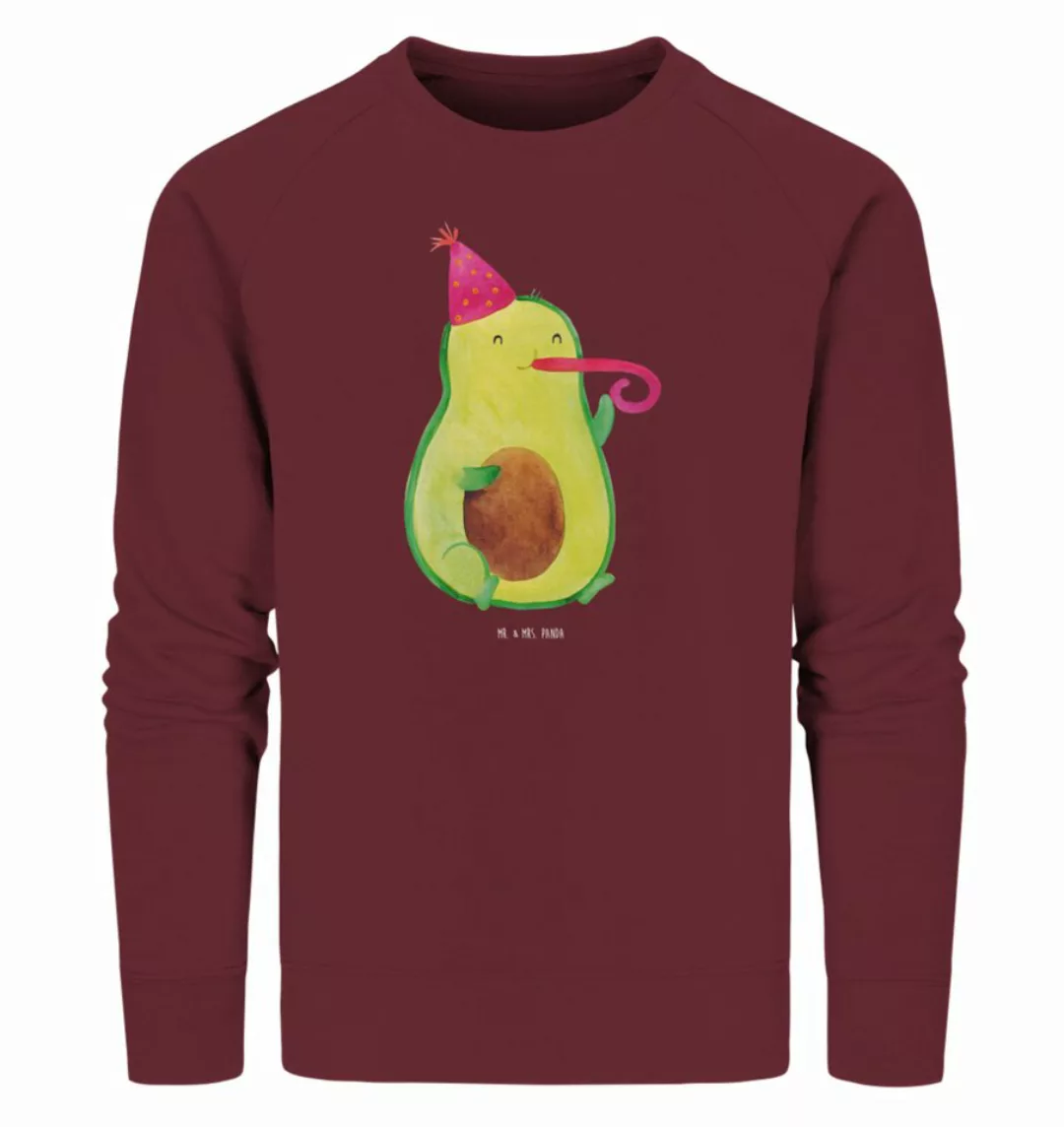 Mr. & Mrs. Panda Longpullover Größe XS Avocado Feier - Burgundy - Geschenk, günstig online kaufen