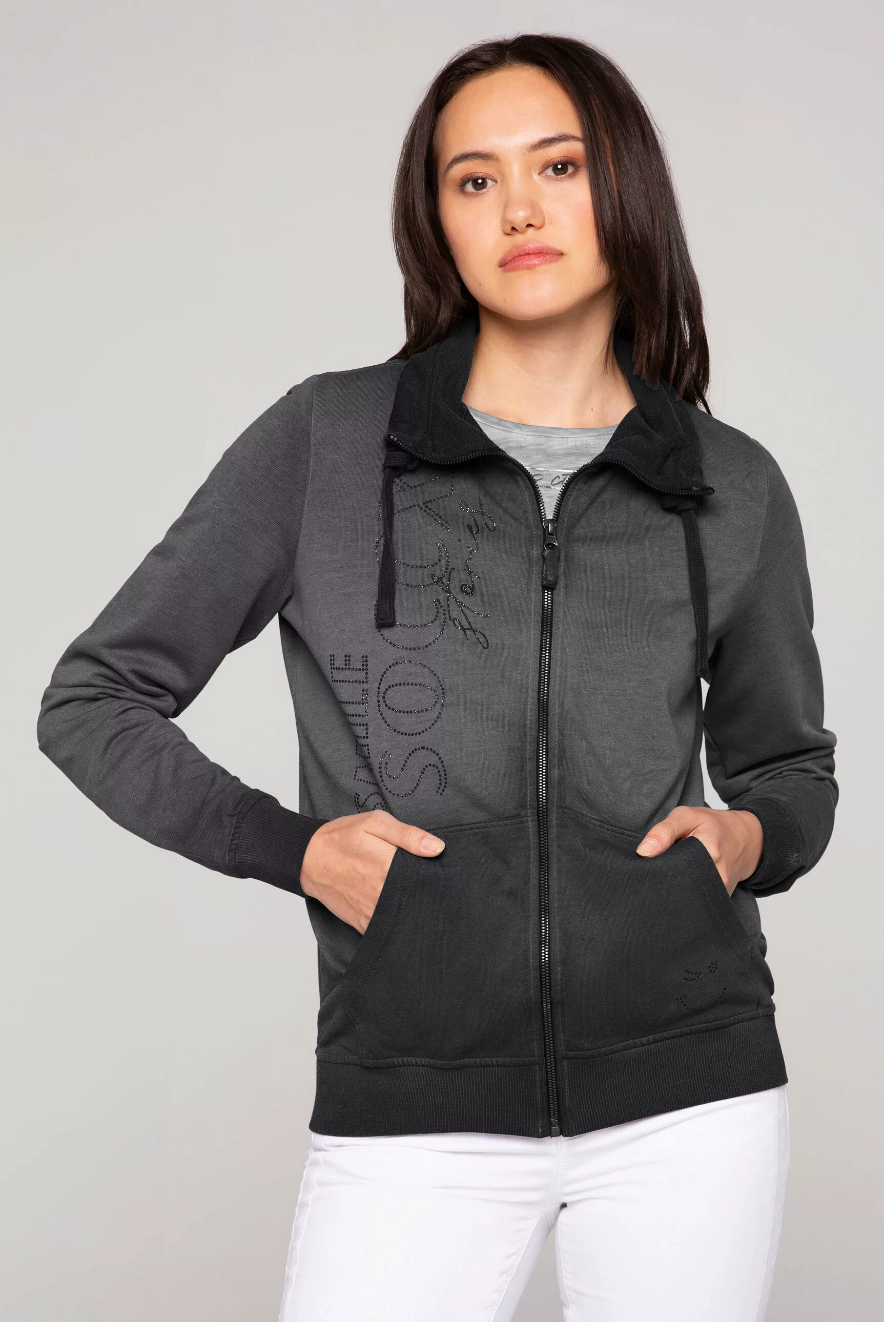 SOCCX Sweatjacke, mit Stehkragen günstig online kaufen