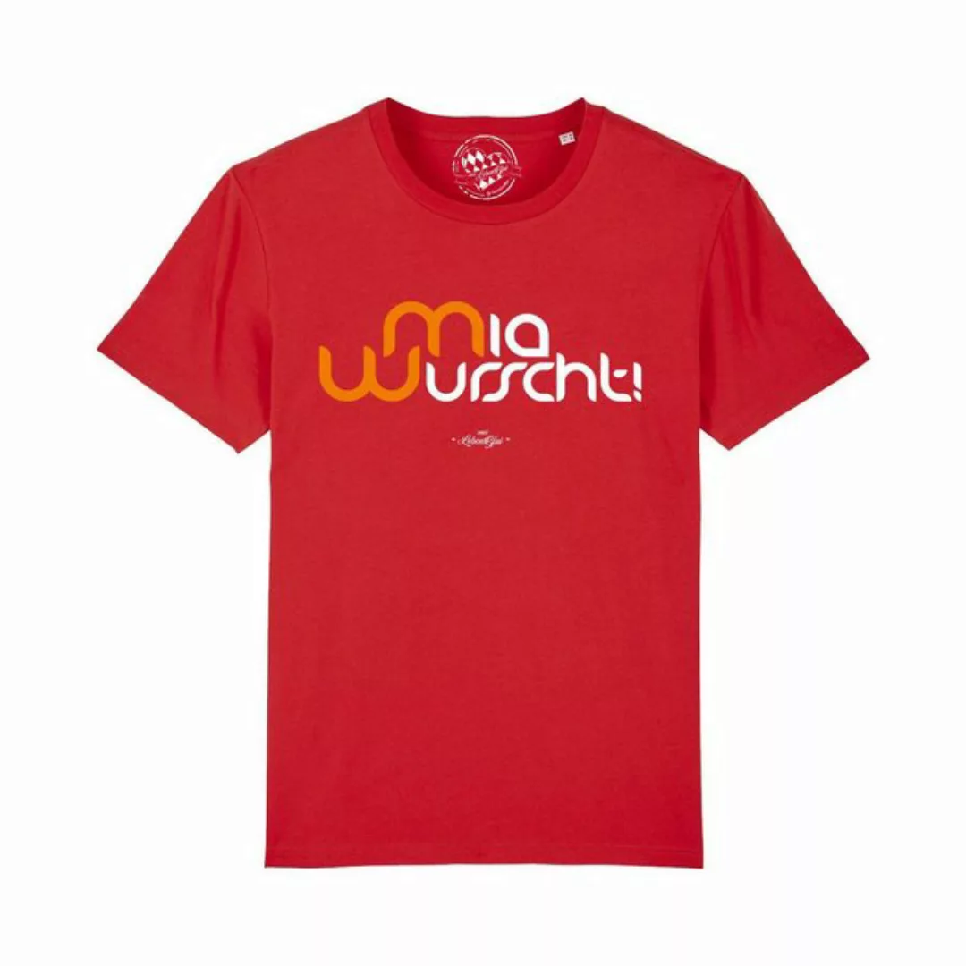 Bavariashop T-Shirt Herren T-Shirt "Mia Wurscht! günstig online kaufen