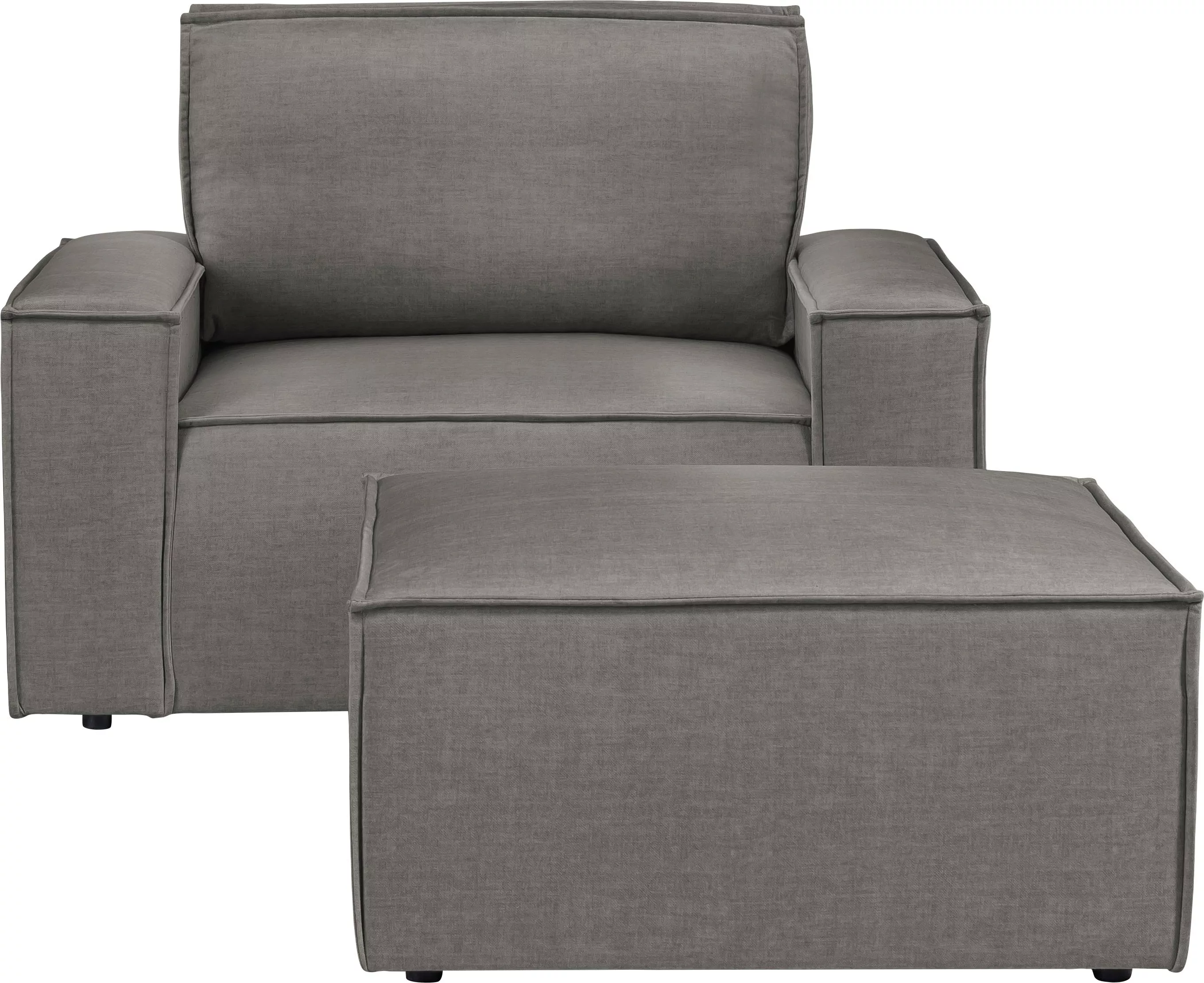 Home affaire Sessel »SHERWOOD«, Loveseat und Hocker im Set, passend zur Pol günstig online kaufen