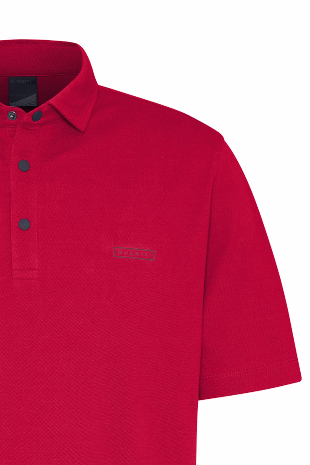 bugatti Poloshirt, mit gummierten Druckknöpfen günstig online kaufen