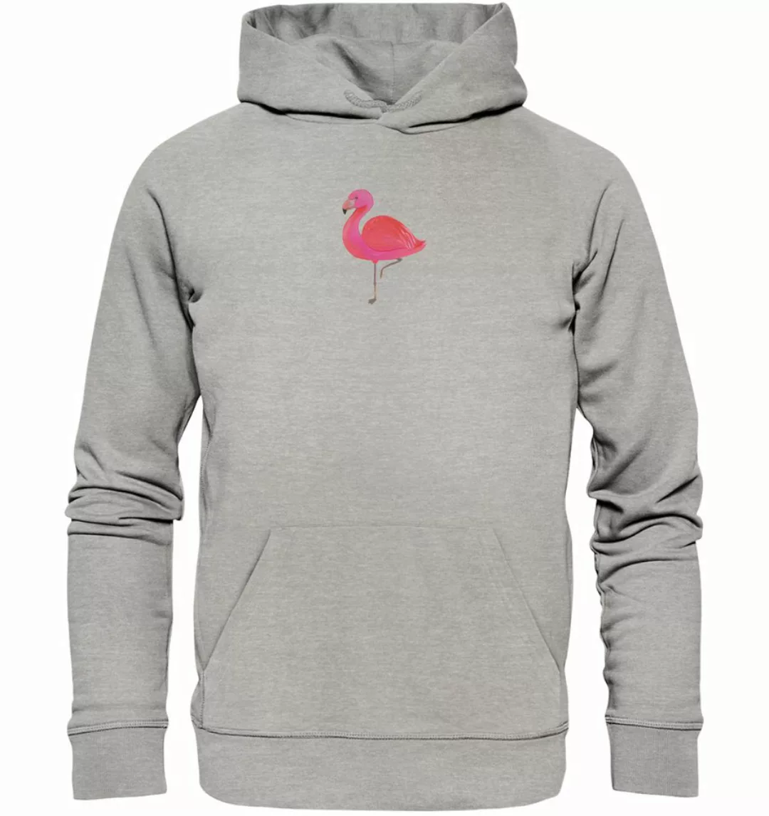 Mr. & Mrs. Panda Hoodie Größe M Flamingo Classic - Heather Grey - Geschenk, günstig online kaufen