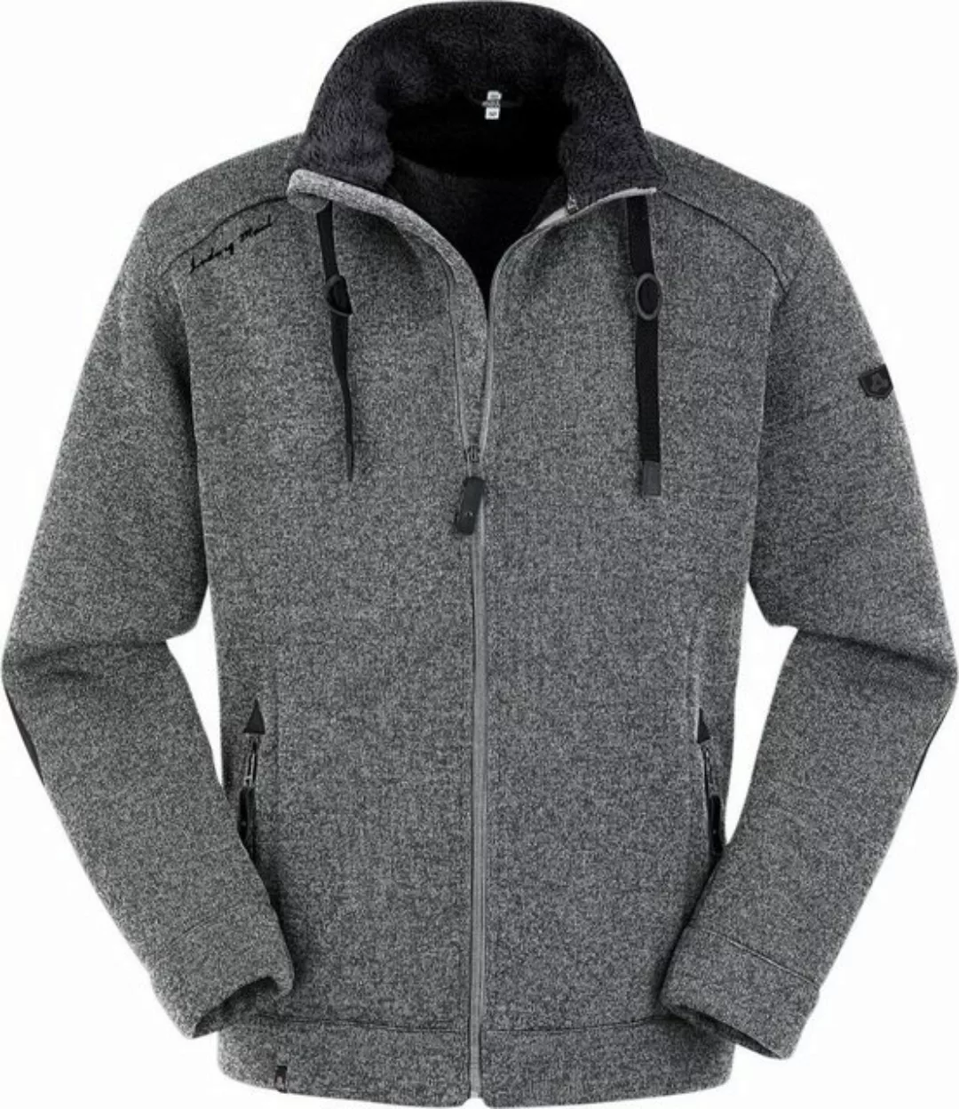 Maul Fleecejacke Lichtenau- Strickfleecejacke SILVER GREY günstig online kaufen