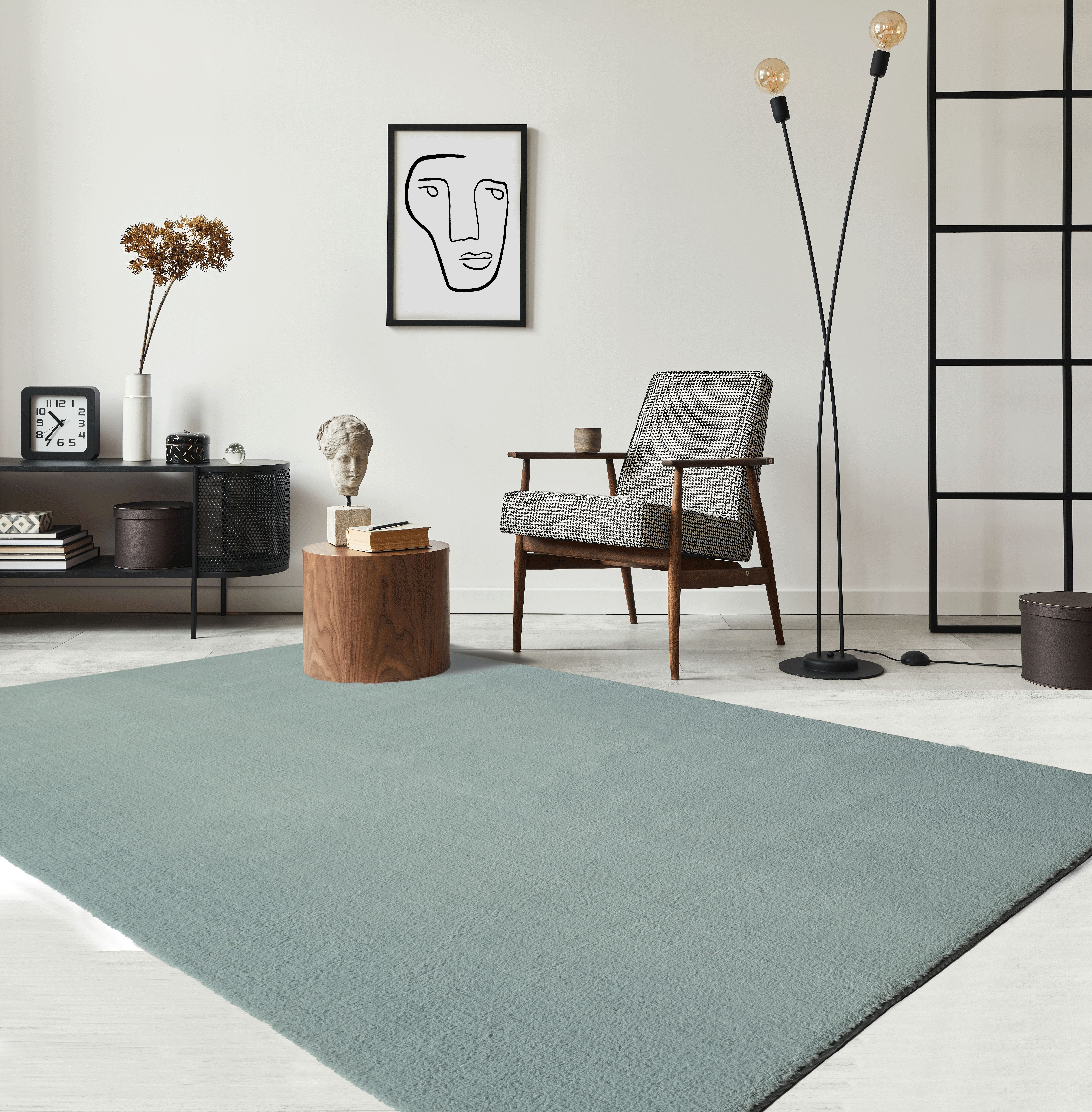 the carpet Teppich »Relax«, rechteckig, 16 mm Höhe, waschbarer Wohnzimmer T günstig online kaufen