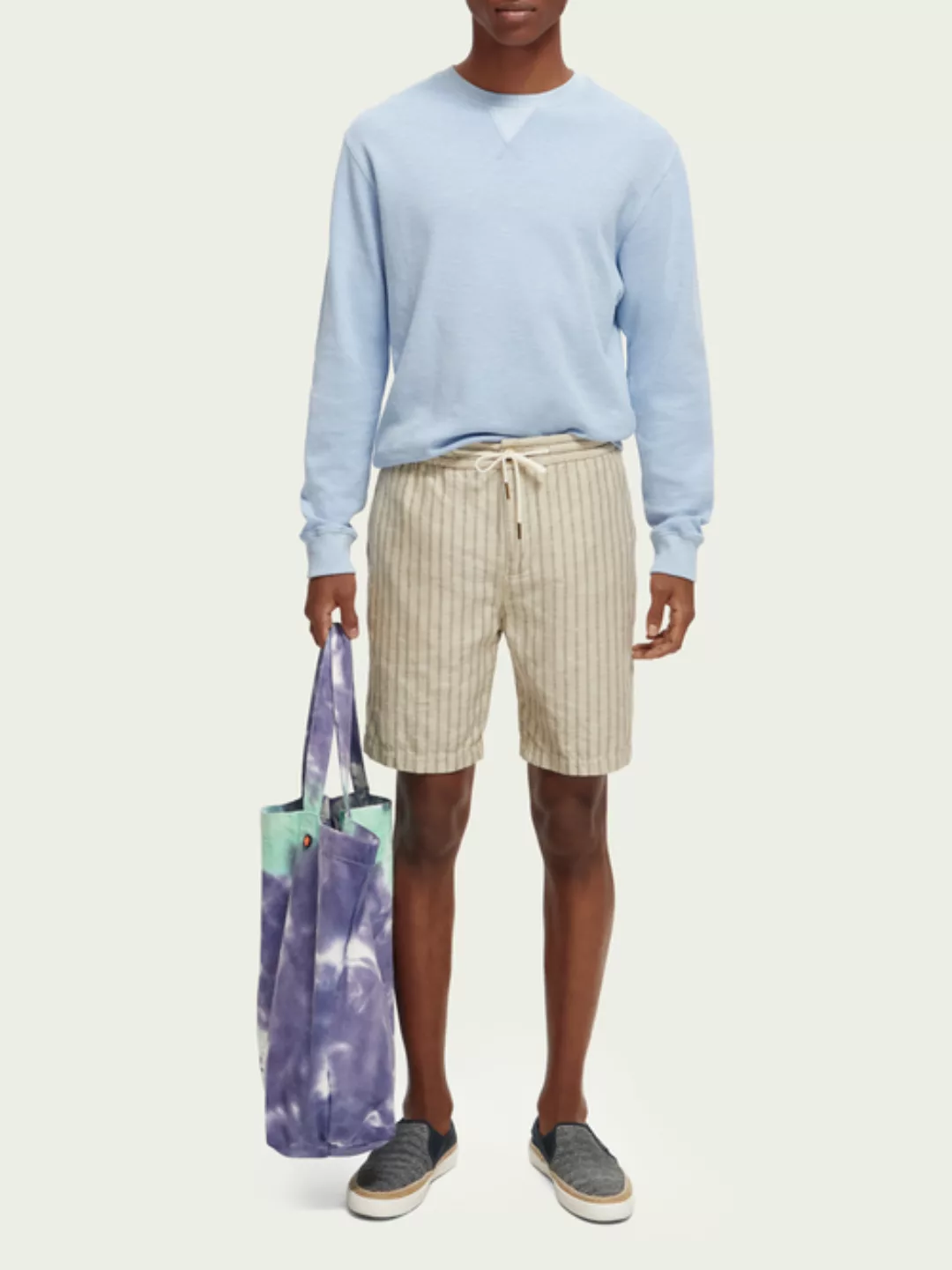 Scotch & Soda The Fave Bermuda-Shorts aus einer Leinenmischung günstig online kaufen