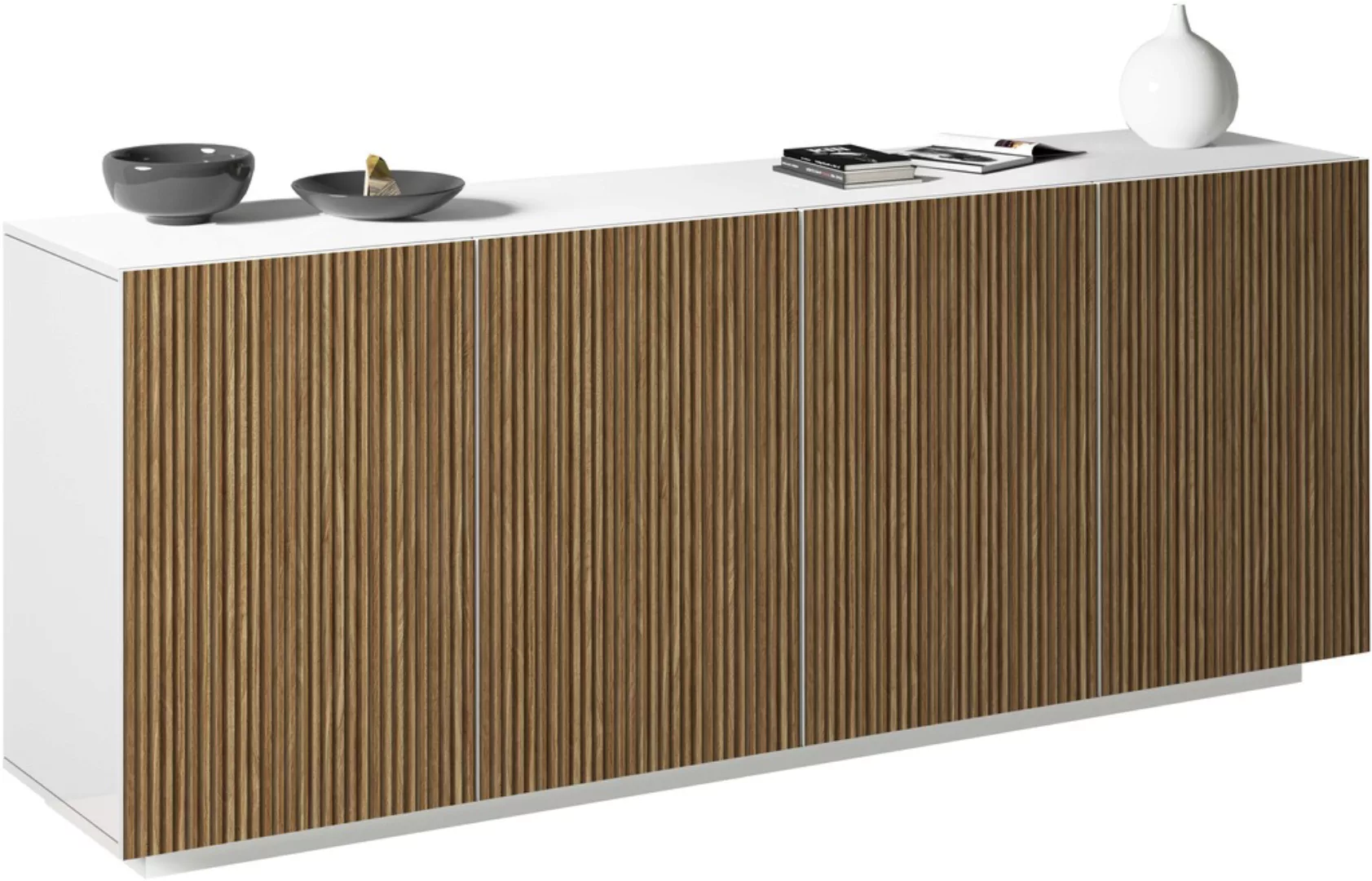 INOSIGN Sideboard "Vega Sideboard,Kommode,200 cm", mit 4 Türen,Fronten mit günstig online kaufen