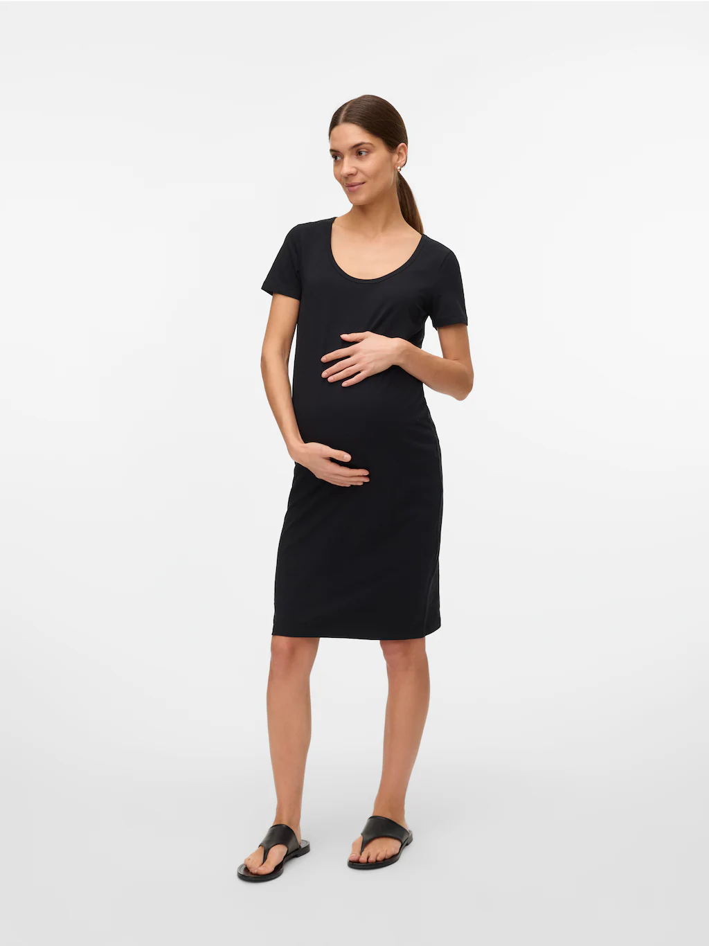 Mamalicious Minikleid "MLKERRIE SS JRS ABK DRESS NOOS" günstig online kaufen