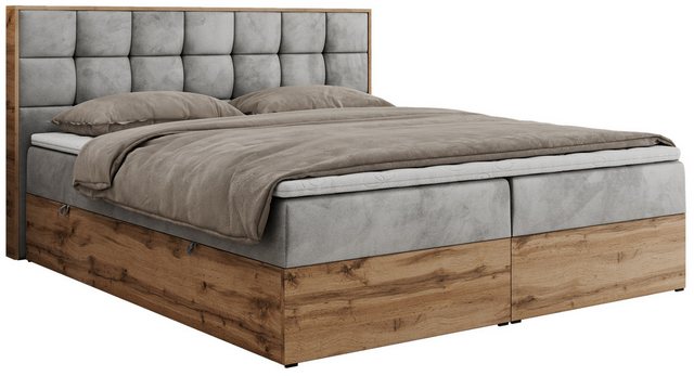 MKS MÖBEL Boxspringbett ALBERO 1 (Set, Packung, Topper T25, Stauraum, Matra günstig online kaufen