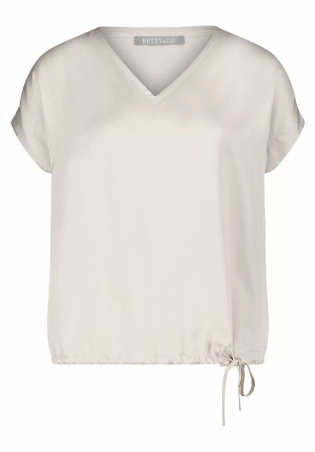 Betty&Co Shirtbluse "Betty & Co Blusenshirt mit Kordelzug" günstig online kaufen