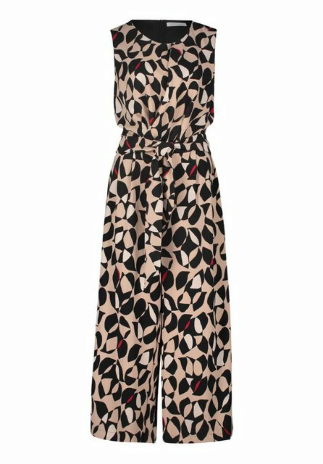 Betty&Co Jumpsuit Overall Lang ohne Arm, Taupe/Black günstig online kaufen