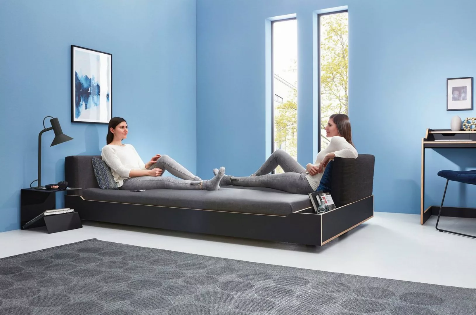 Müller SMALL LIVING Futonbett MAUDE Bett, Überlänge 210 cm günstig online kaufen