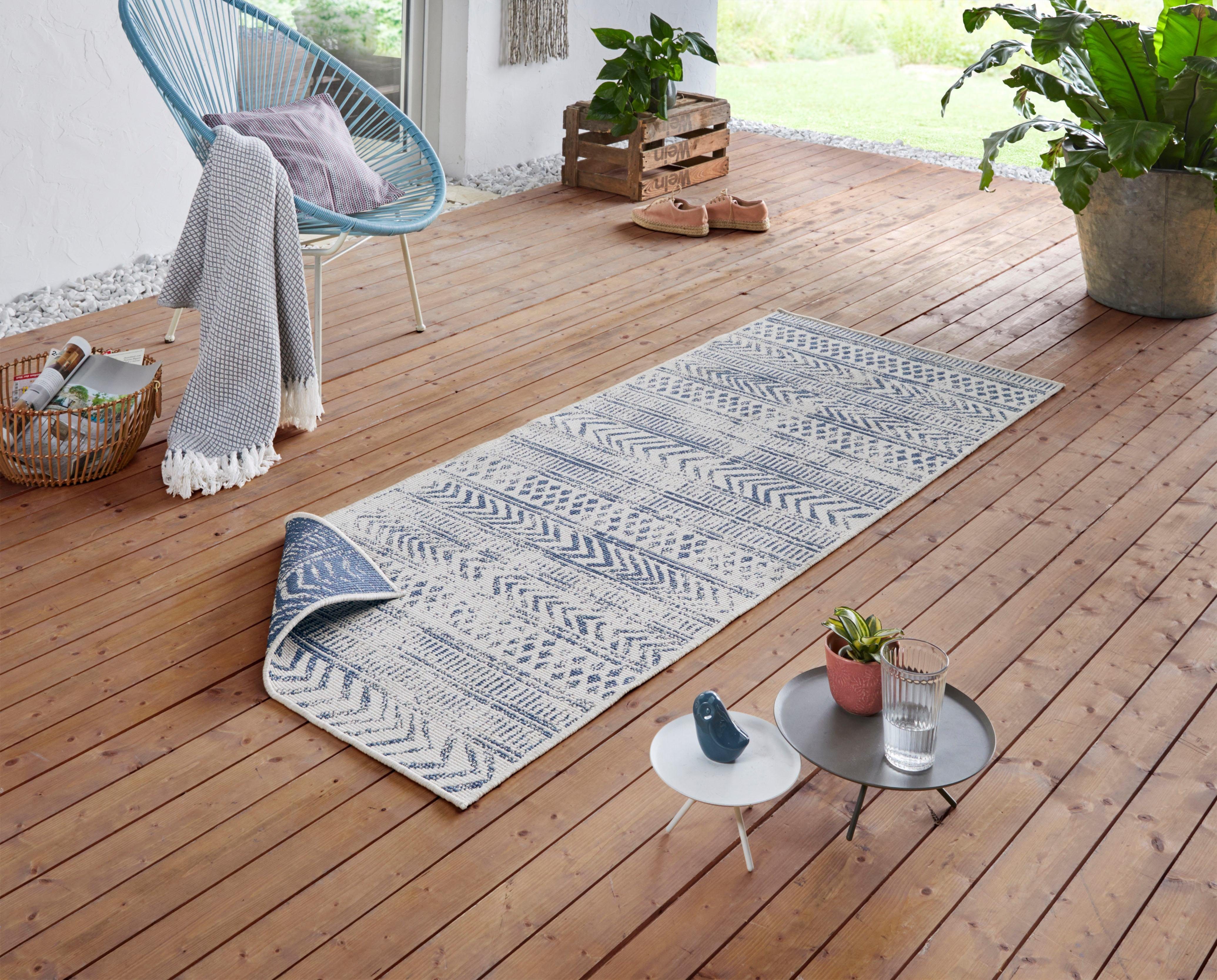 HANSE Home Teppich »BIRI Wendeteppich«, rechteckig, 5 mm Höhe, In-& Outdoor günstig online kaufen