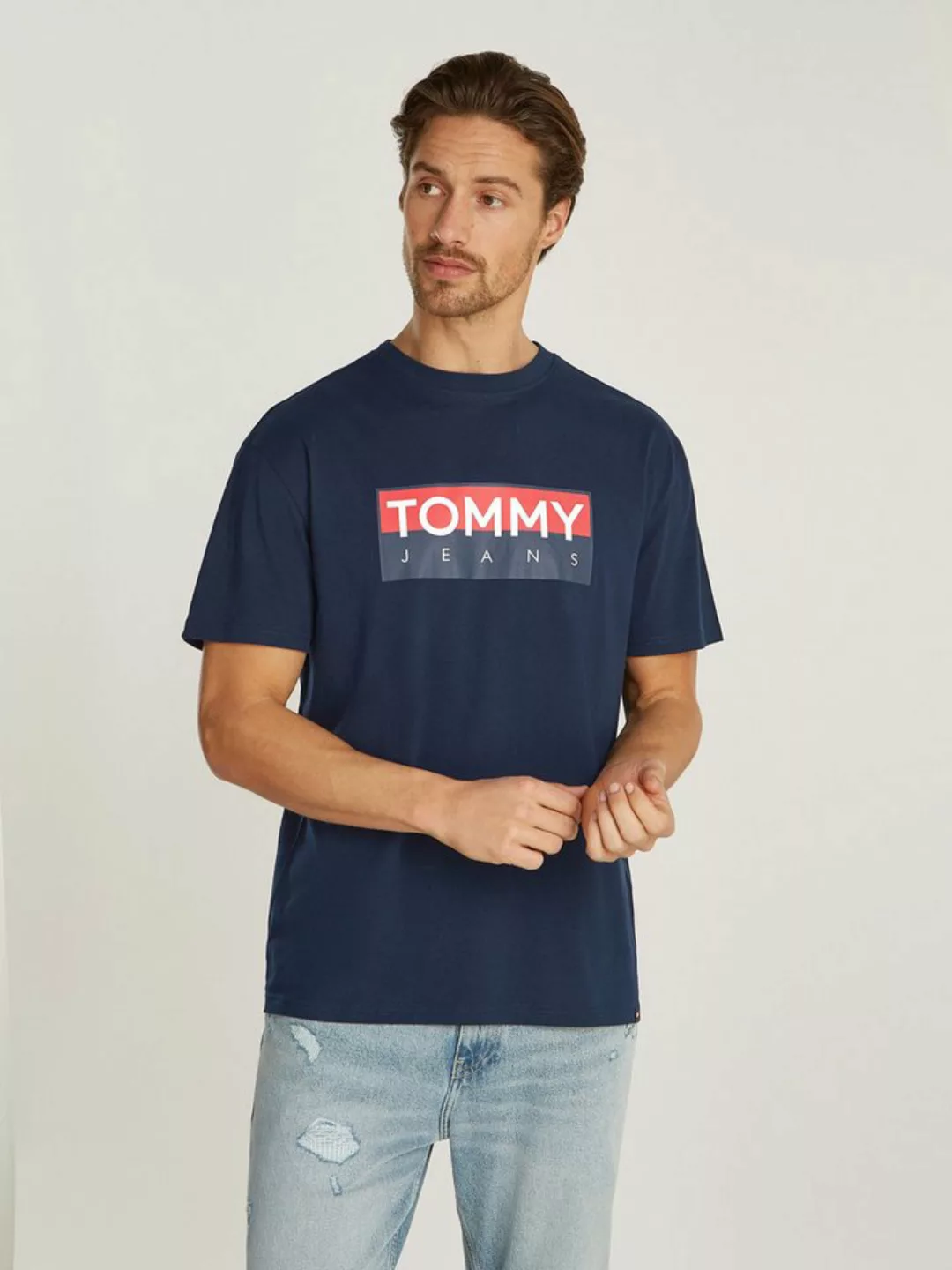 Tommy Jeans Plus T-Shirt TJM REG RWB TOMMY ENTRY TEE EXT Große Größen günstig online kaufen