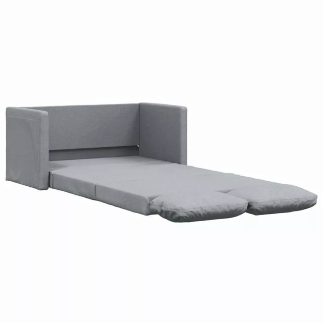 vidaXL Sofa Bodensofa mit Schlaffunktion Dunkelgrau 112x174x55 cm Stoff günstig online kaufen