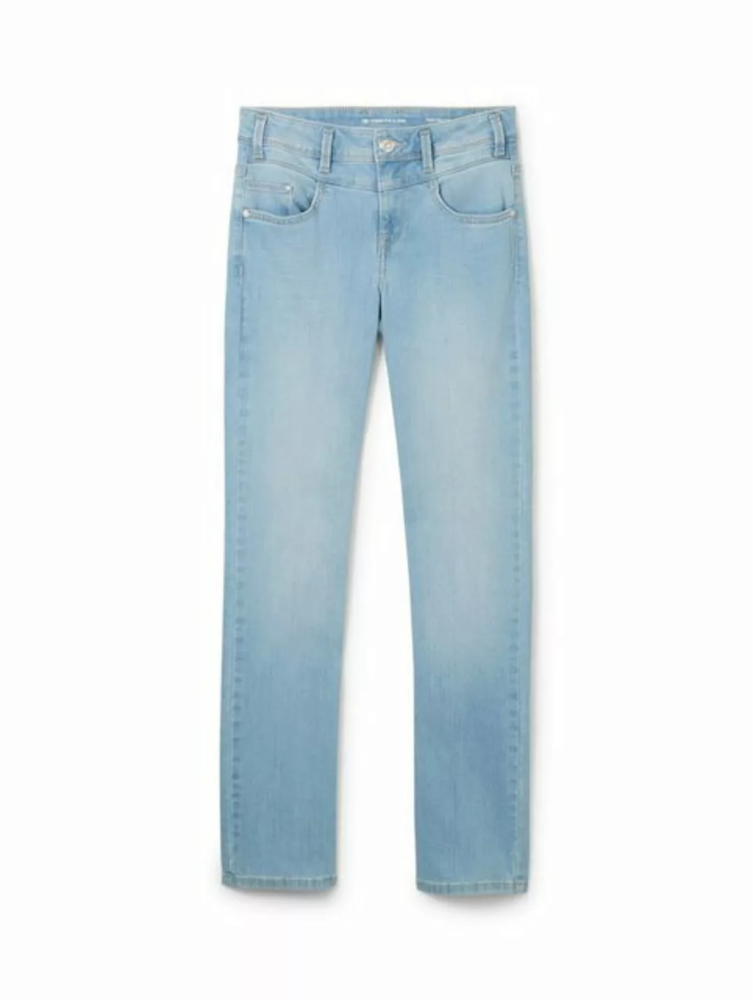 Tom Tailor Damen Jeans TAPERED RELAXED - Relaxed Fit - Light Stone Blue Den günstig online kaufen